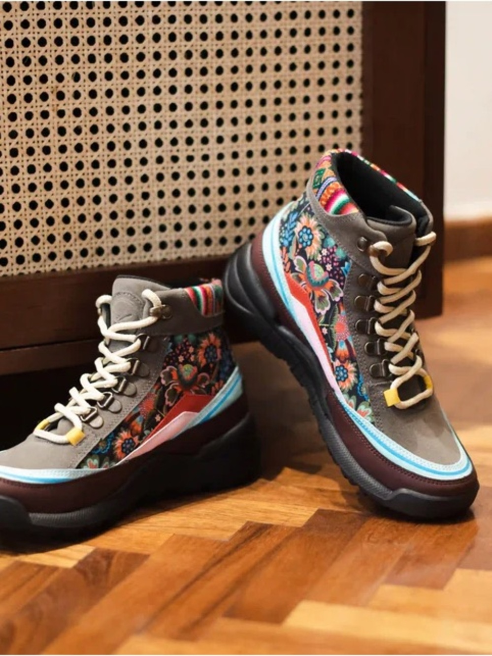 INKKAS Women's Winter & Rain Boots in Multicolor and Brown